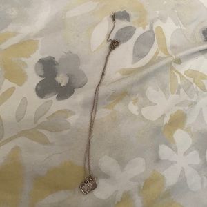 Two heart charm Tiffany necklace.